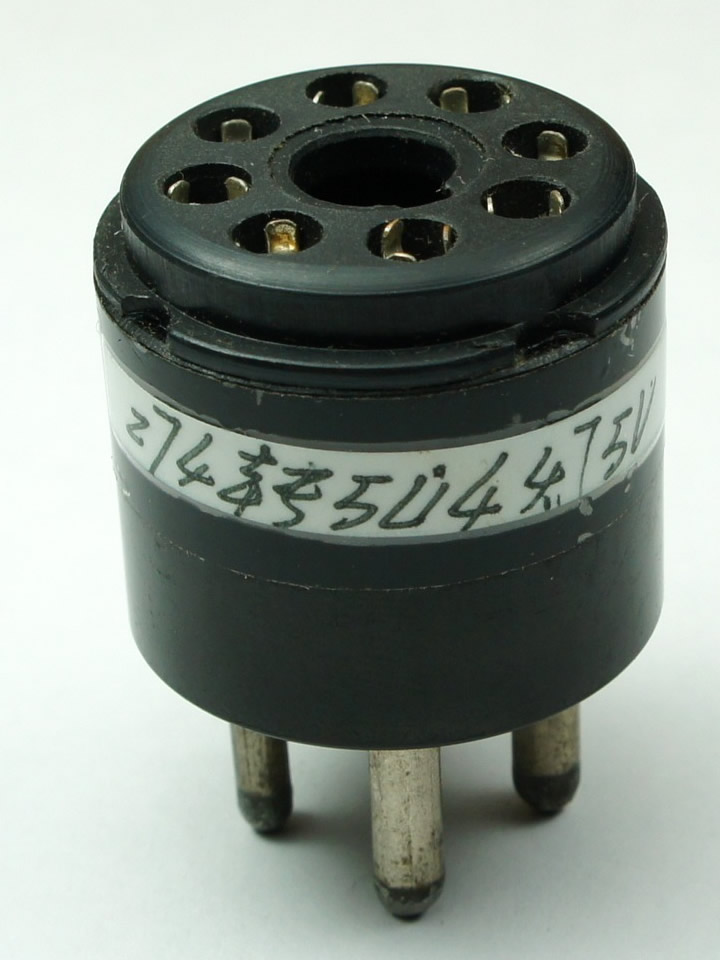 274B 5U4G tube socket adapter