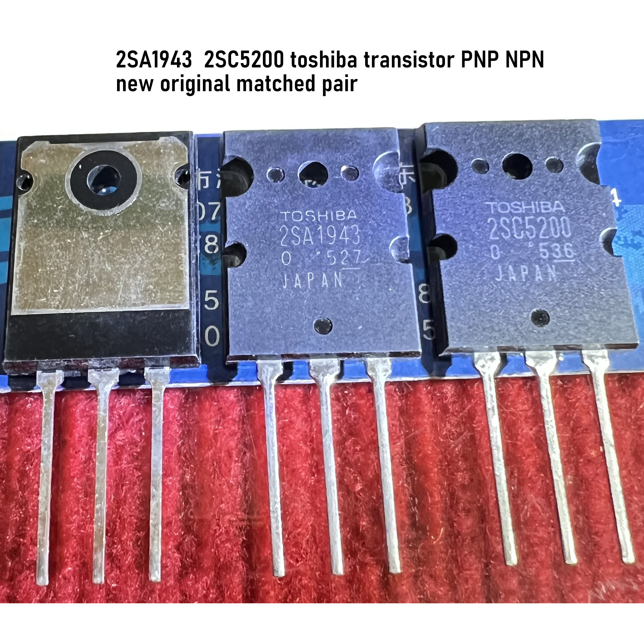 2SA1943 2SC5200 Toshiba transistor PNP NPN matched pair new original