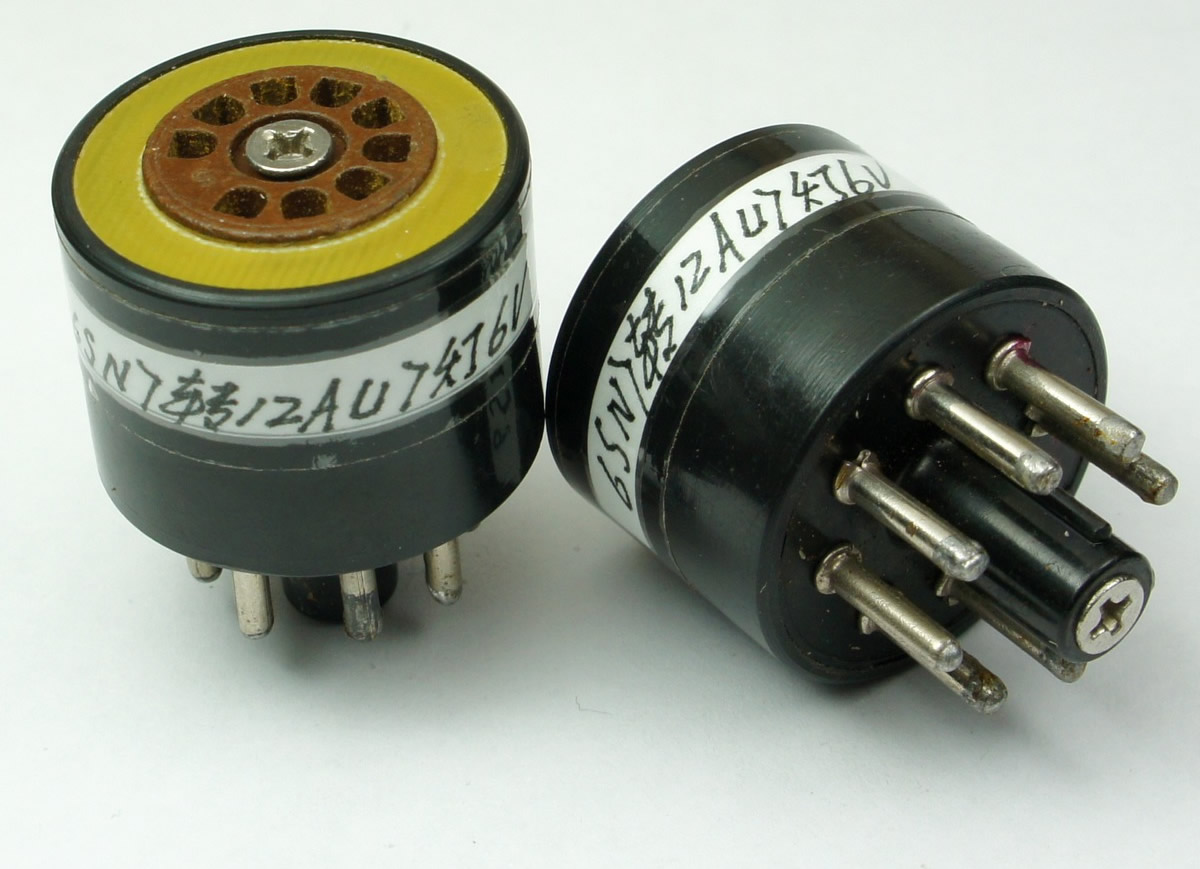6SN7 12AU7 tube socket adapter