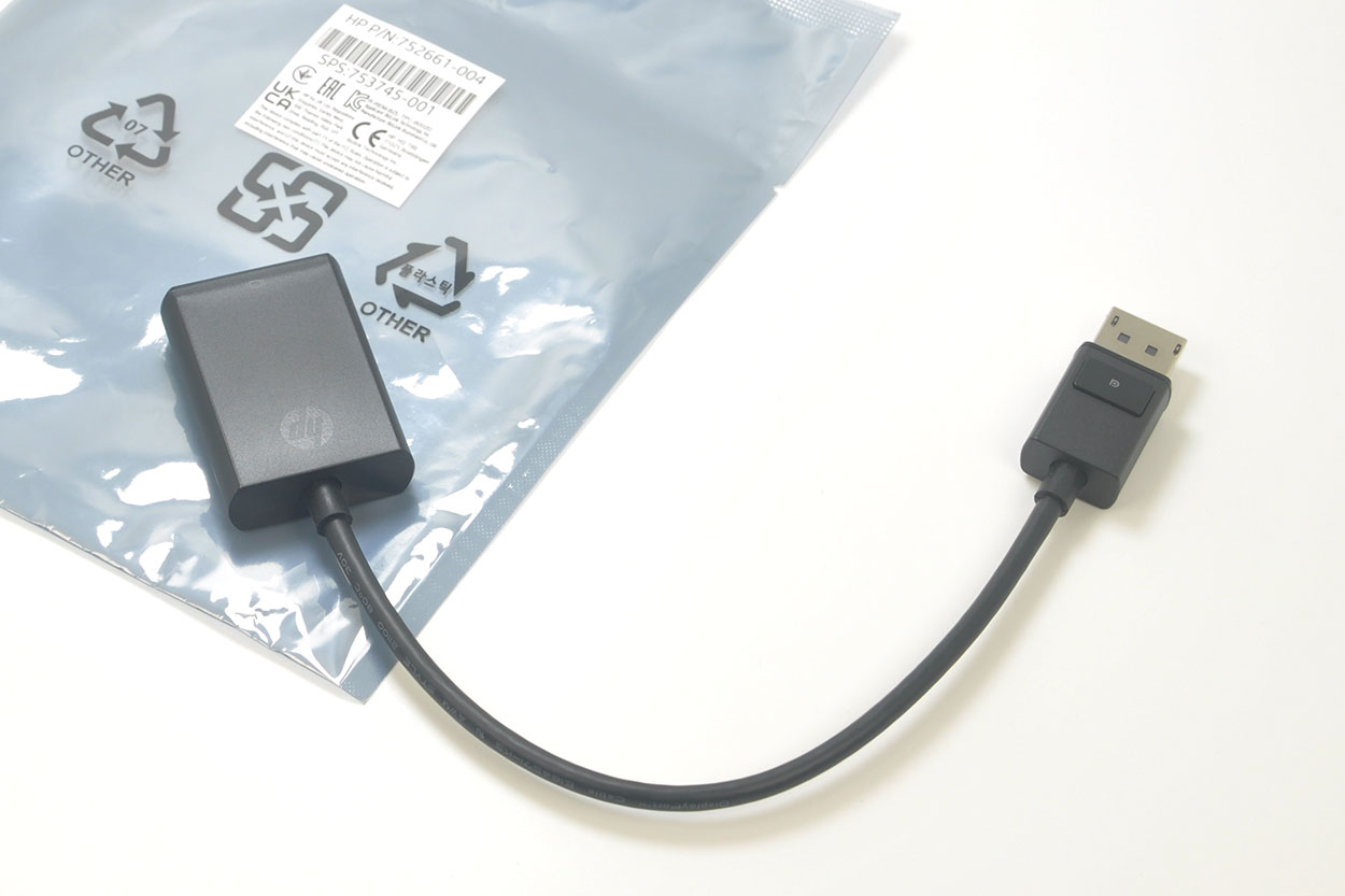 HP DisplayPort to VGA Adapter DP VGA  752661-004