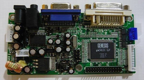 GM5621 RTD226 LVDS DVI+VGA+AUDIO Programmed controller