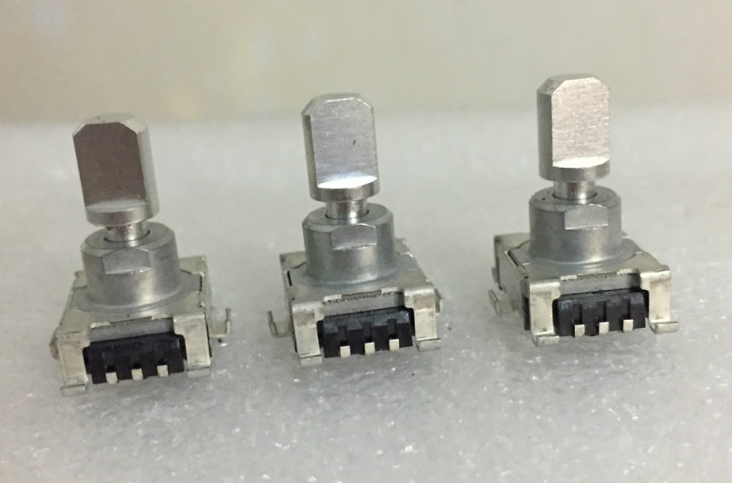 ALPS 11mm RK1191124001 single-unit with push-on switch travel 1.5mm B10K  Metal Shaft Reflow Type 10KB potentiometer