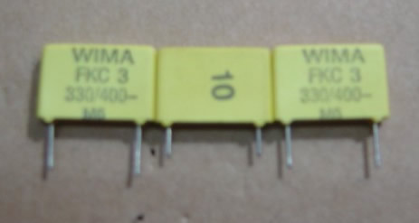 WIMA 400V330P  5pcs/lot FKP1 spacing 10MM
