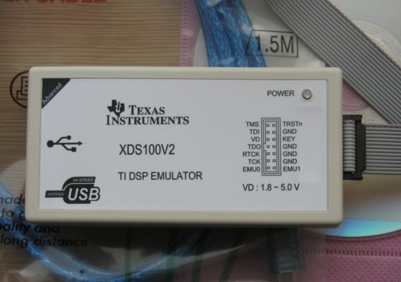 XDS100V2 USB2.0 DSP EMULATOR TI DSP/ARM CCS4 CCS5 64BIT