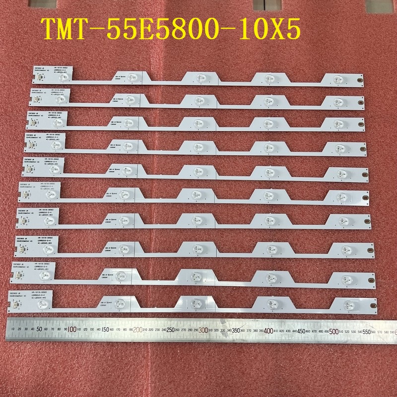 10pcs 5LED TMT-55E5800-10X5-3030C-V2 4C-LB5505-HR3 HR2 570mm
