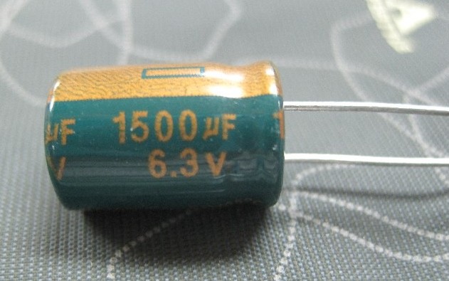6.3V-1500uF 10*15MM capacitor 10pcs/lot