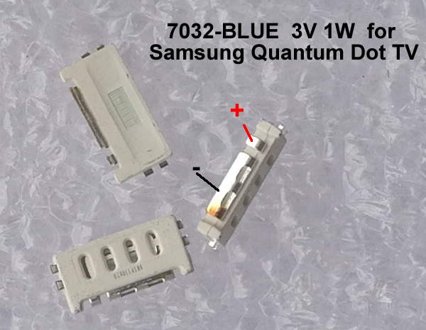 7032-BLUE led backlight 3V 1W  for Samsung Quantum Dot TV 20PCS/LOT