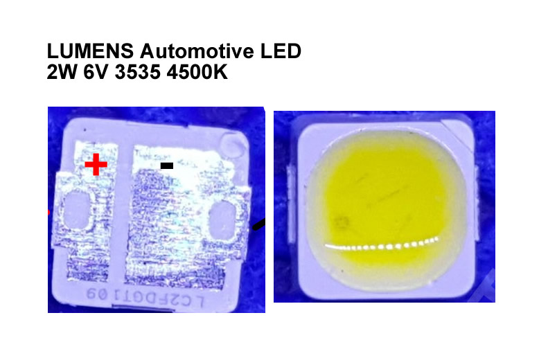 LUMENS Automotive LED  2W 6V 3535 4500K 10pcs/lot A5A1CECEAP18P-0040<br>