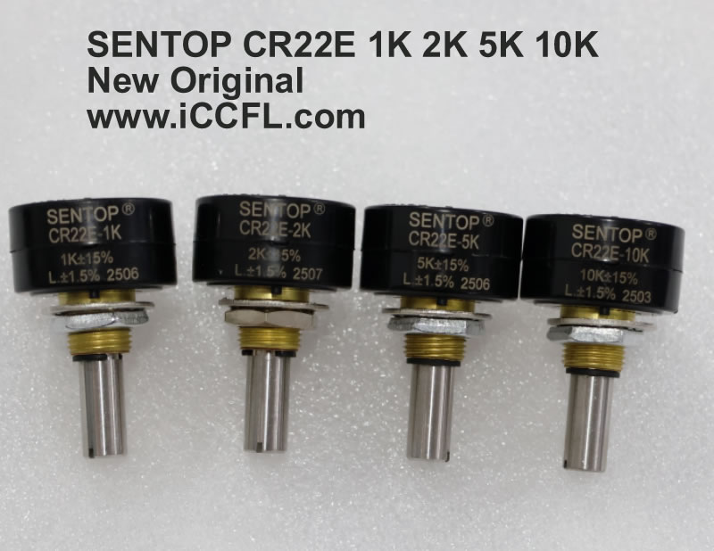 SENTOP CR22E 1K 2K 5K 10K Ohm Precision Potentiometer – Conductive Plastic, ±1.5% Linearity, 1W SENTOP CR22E 1K 2K 5K 10K Ohm Precision Potentiometer – Conductive Plastic, ±1.5% Linearity, 1W