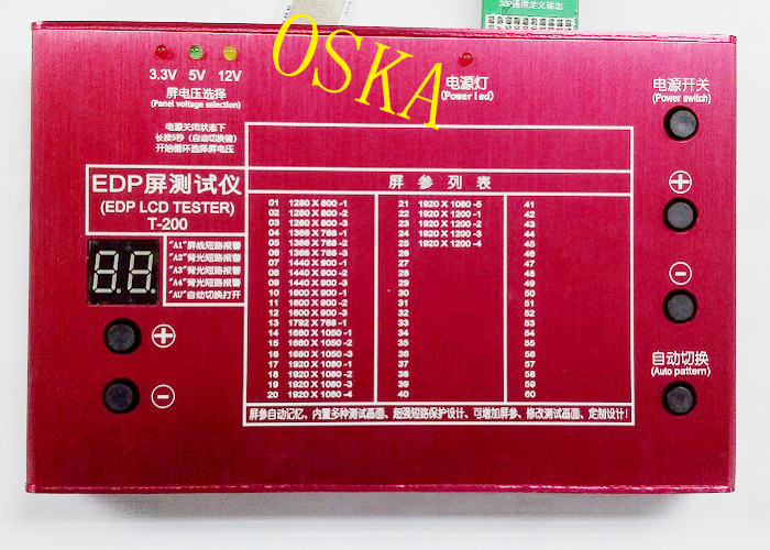 EDP LCD Display Tester  25-program work for 10-27inch