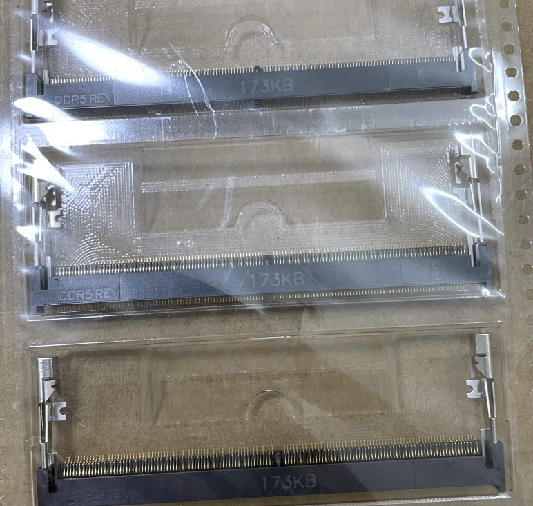 Laptop DDR5 Slot, REV Type, 4.0H, Gold-Plated Pins Laptop DDR5 Slot, REV Type, 4.0H, Gold-Plated Pins