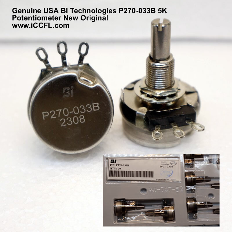 Genuine USA BI Technologies P270-033B 5K Potentiometer New Original Genuine USA BI Technologies P270-033B 5K Potentiometer New Original