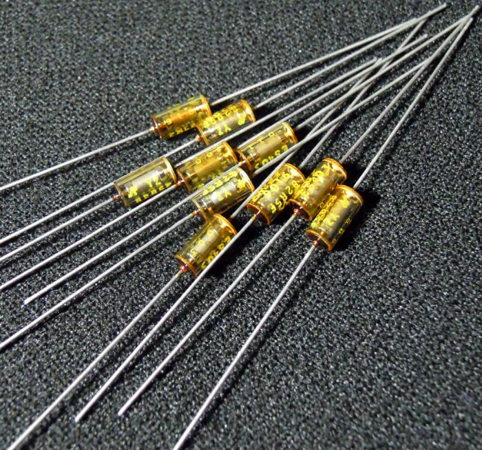 VISHAY RNR55C 47.5R 0.25W 3.7x8 Tin lead HIFI resistor