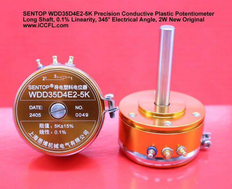 SENTOP WDD35D4E2-5K Precision Conductive Plastic Potentiometer SENTOP WDD35D4E2-5K Precision Conductive Plastic Potentiometer