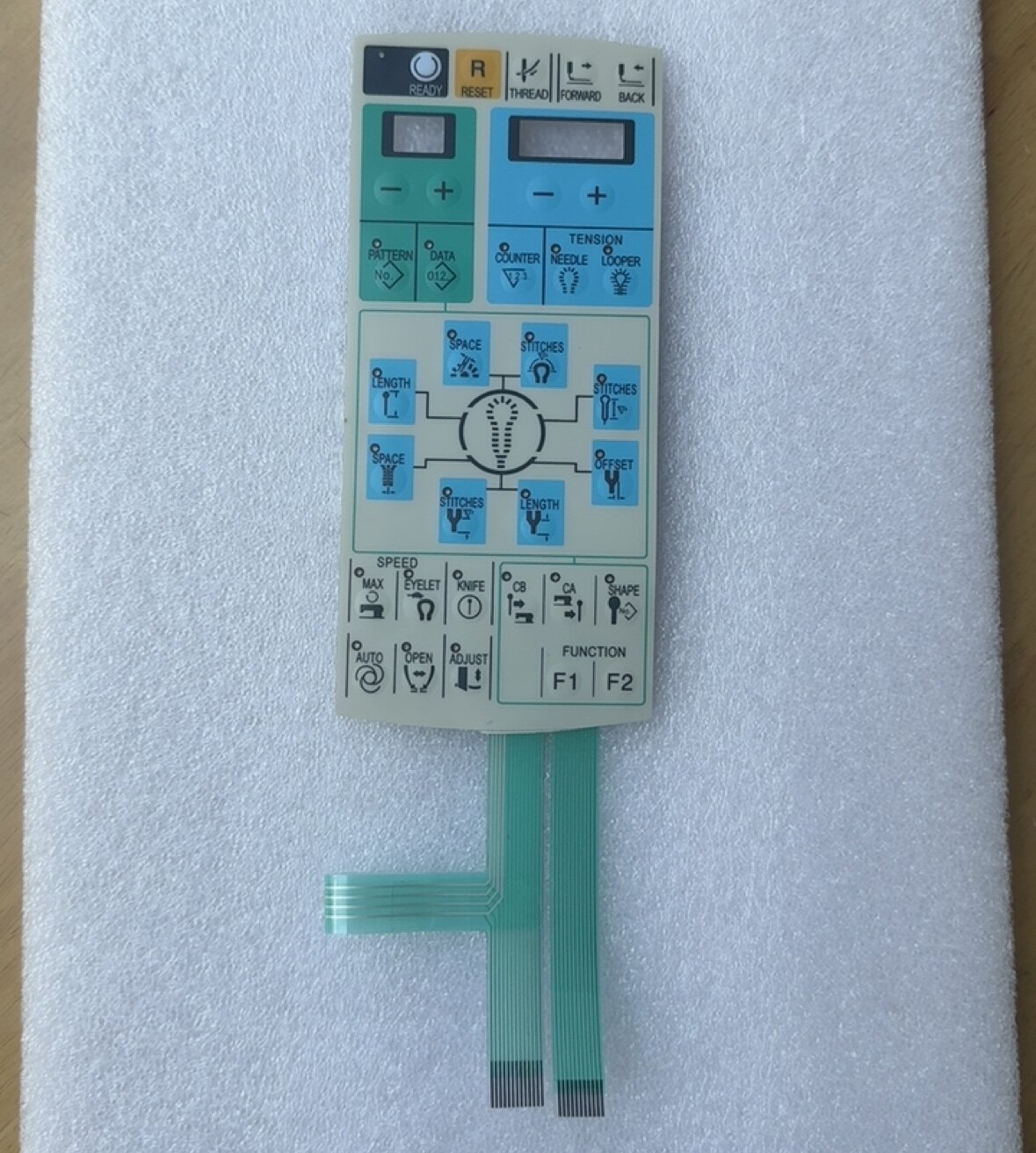 Operation Panel Display keypad film for JUKI MEB-3200S 3200J Eyelet Buttonholing Machine new Operation Panel Display keypad film for JUKI MEB-3200S 3200J Eyelet Buttonholing Machine new