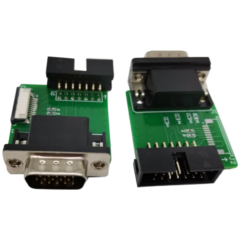 Renesas PG-FP5 PG-FP6 DB15 to 14-pin adapter